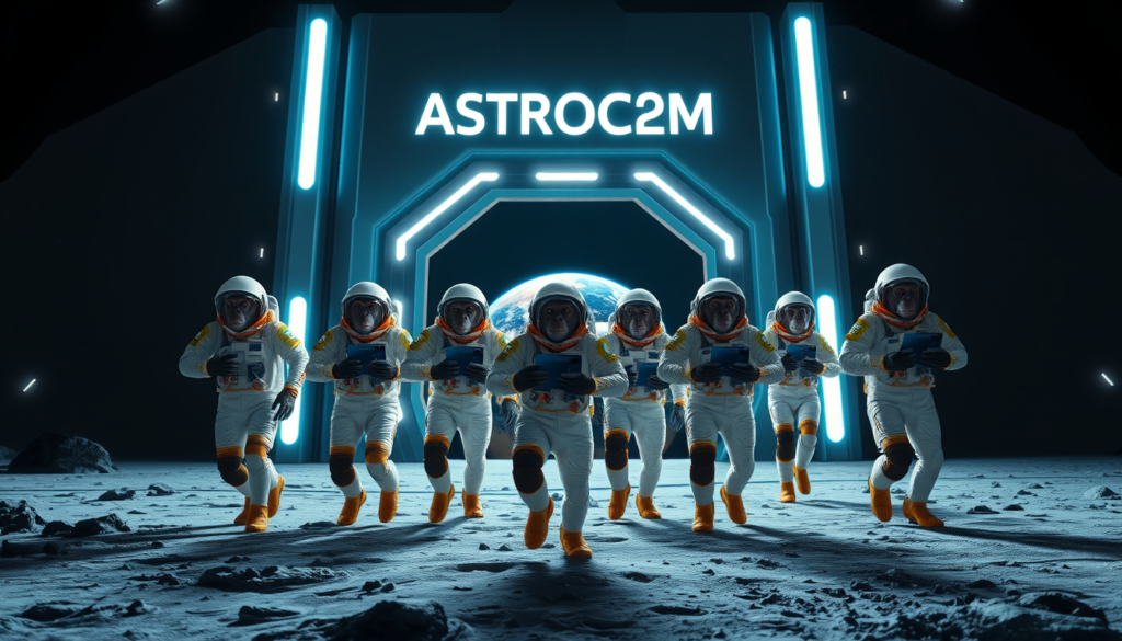 🌌 Get ready to explore the future with ASTROC2M! Our exclusive Astrochimps NFT collection is now live on OpenSea! Each NFT is your key to metaverse adventures, rewards in our official cryptocurrency ASTROC2M, and access to unique experiences.

